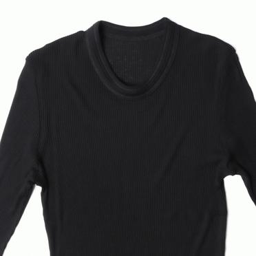 917CUM7 COTTON/SILK RIB　BLACK No.11