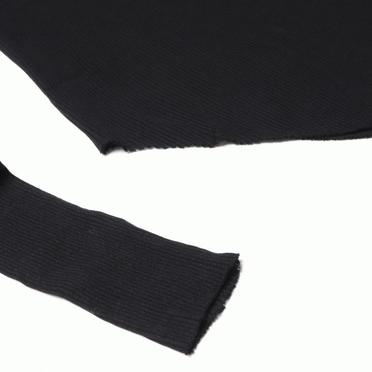 917CUM7 COTTON/SILK RIB　BLACK No.13
