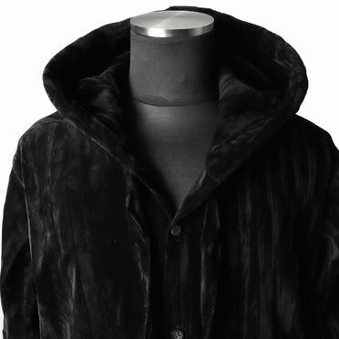 Hooded Long Jacket　BLACK No.7