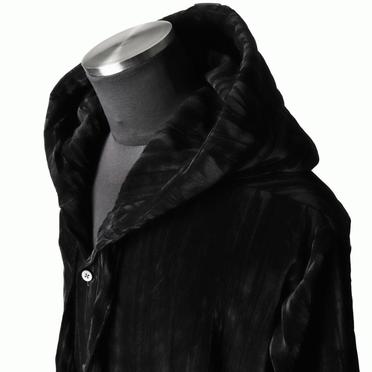 Hooded Long Jacket　BLACK No.8