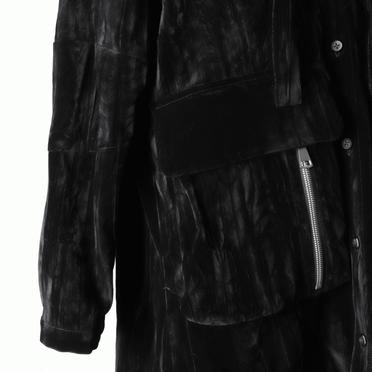 Hooded Long Jacket　BLACK No.10