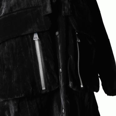 Hooded Long Jacket　BLACK No.12