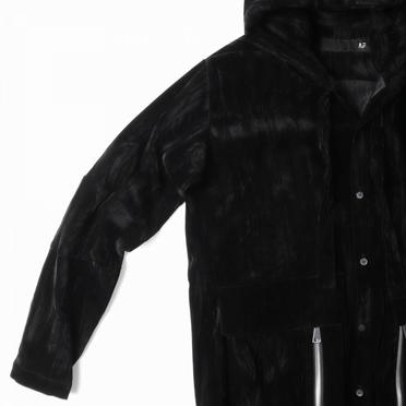 Hooded Long Jacket　BLACK No.14
