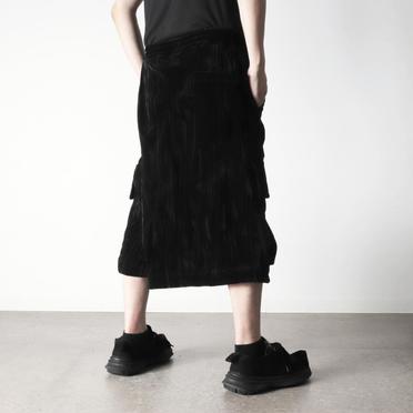Wrap Skirts Pants　BLACK No.20