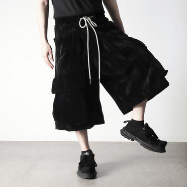 Wrap Skirts Pants　BLACK No.22