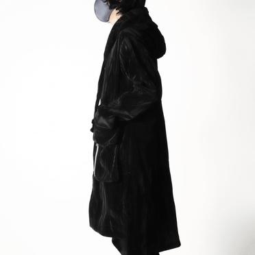 Hooded Long Jacket　BLACK No.23