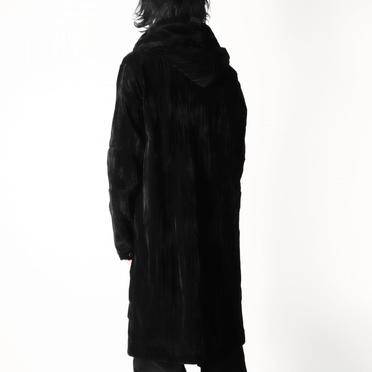 Hooded Long Jacket　BLACK No.24