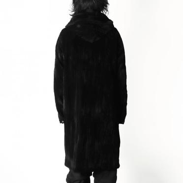 Hooded Long Jacket　BLACK No.25