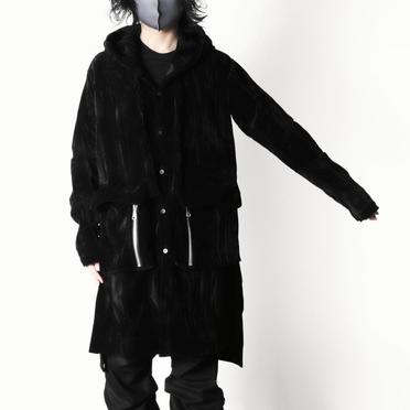 Hooded Long Jacket　BLACK No.27