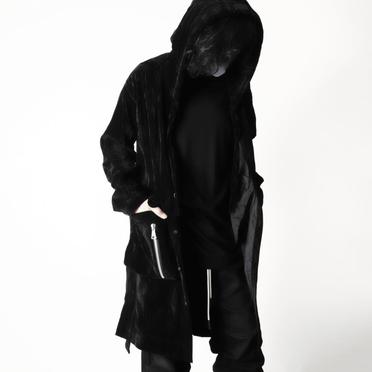 Hooded Long Jacket　BLACK No.30