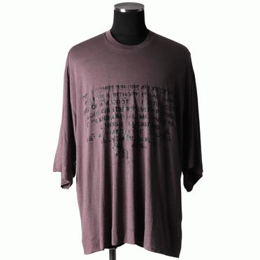 917CPM7 CUPRO/COTTON JERSEY　ASH PURPLE No.1