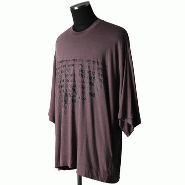917CPM7 CUPRO/COTTON JERSEY　ASH PURPLE No.2