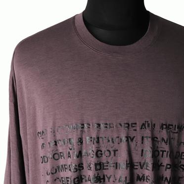 917CPM7 CUPRO/COTTON JERSEY　ASH PURPLE No.7