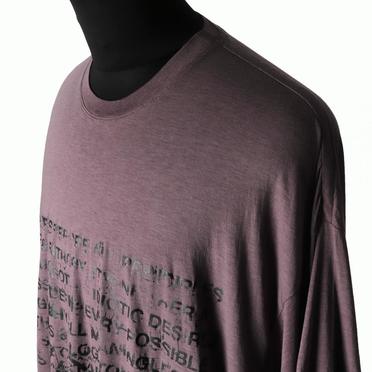 917CPM7 CUPRO/COTTON JERSEY　ASH PURPLE No.8