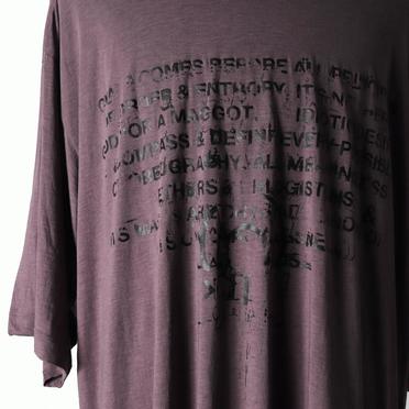 917CPM7 CUPRO/COTTON JERSEY　ASH PURPLE No.10
