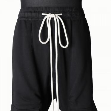 Sweat Side Zip Sarrouel Pants　BLACK No.7