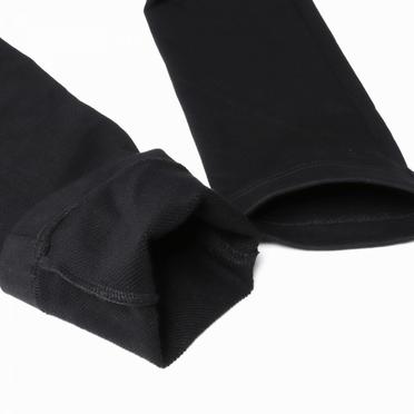 Sweat Side Zip Sarrouel Pants　BLACK No.14