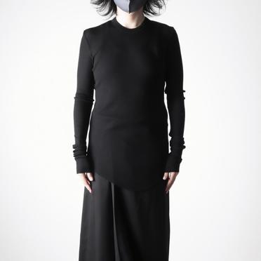 917CUM7 COTTON/SILK RIB　BLACK No.15