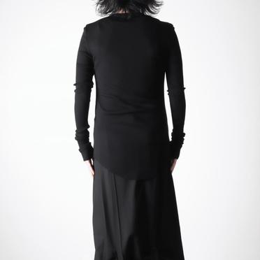 917CUM7 COTTON/SILK RIB　BLACK No.19