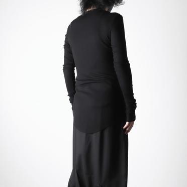 917CUM7 COTTON/SILK RIB　BLACK No.20