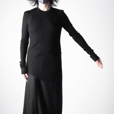 917CUM7 COTTON/SILK RIB　BLACK No.21