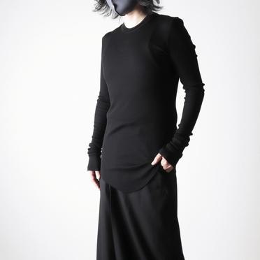 917CUM7 COTTON/SILK RIB　BLACK No.22