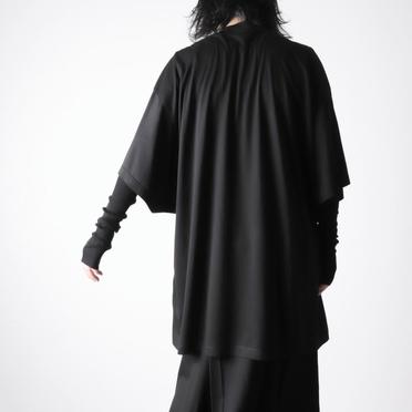917CUM7 COTTON/SILK RIB　BLACK No.24