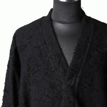 Jumbo Cardigan　BLACK No.7