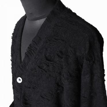 Jumbo Cardigan　BLACK No.8