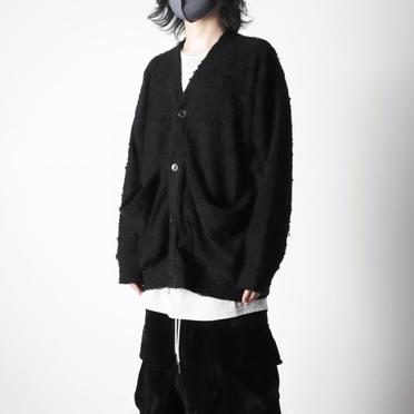 Jumbo Cardigan　BLACK No.18