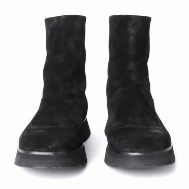 BACK ZIP BOOTS　BLACK No.2