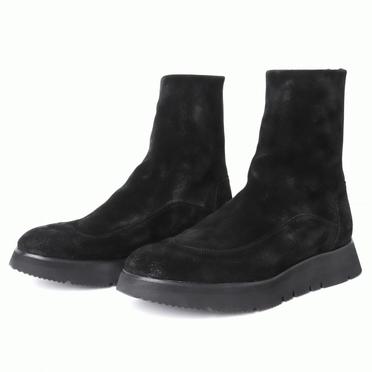 BACK ZIP BOOTS　BLACK No.3