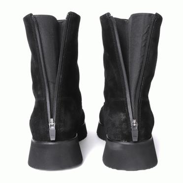 BACK ZIP BOOTS　BLACK No.7