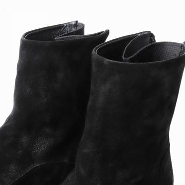 BACK ZIP BOOTS　BLACK No.11