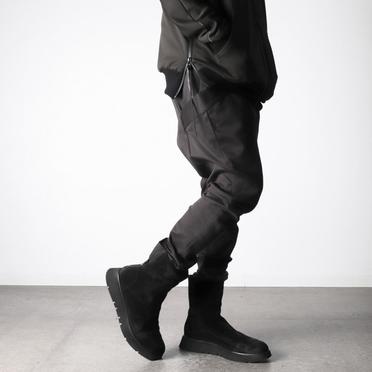 BACK ZIP BOOTS　BLACK No.19