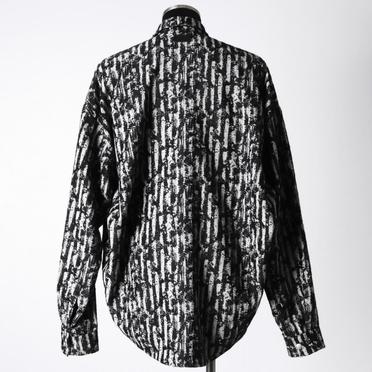 Jacquard Cocoon Shirts　BK×WH No.5