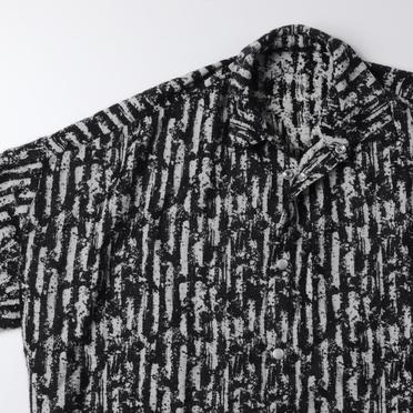 Jacquard Cocoon Shirts　BK×WH No.11