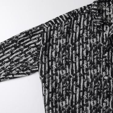 Jacquard Cocoon Shirts　BK×WH No.12