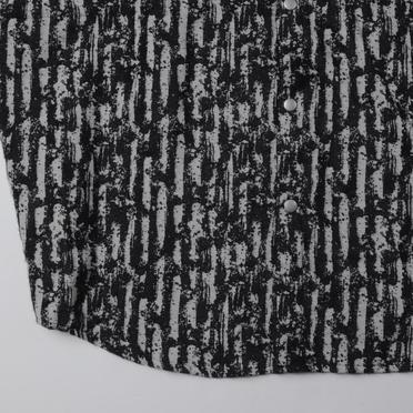Jacquard Cocoon Shirts　BK×WH No.15