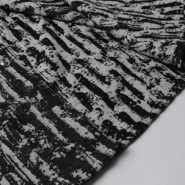 Jacquard Cocoon Shirts　BK×WH No.16