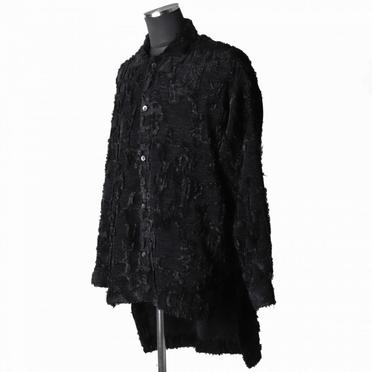 Jacquard Long Shirts　BLACK No.2