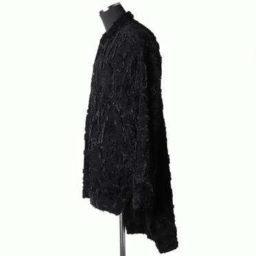 Jacquard Long Shirts　BLACK No.3