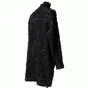 Jacquard Long Shirts　BLACK No.6