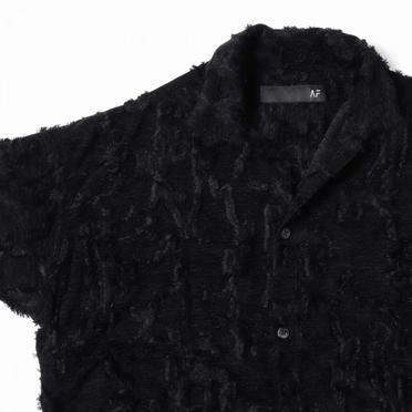 Jacquard Long Shirts　BLACK No.11