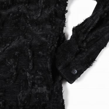 Jacquard Long Shirts　BLACK No.15
