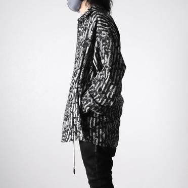 Jacquard Cocoon Shirts　BK×WH No.19