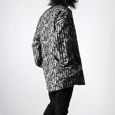 Jacquard Cocoon Shirts　BK×WH No.23
