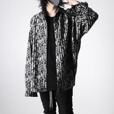 Jacquard Cocoon Shirts　BK×WH No.25