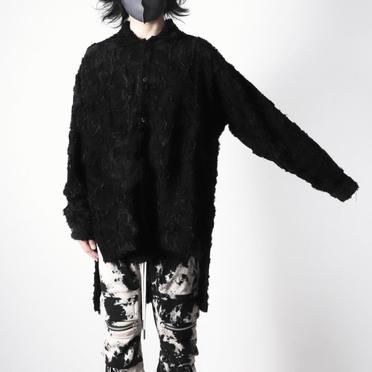 Jacquard Long Shirts　BLACK No.23