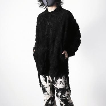 Jacquard Long Shirts　BLACK No.24